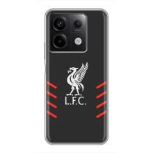 Силіконові Чохли з принтом Футбол на Xiaomi Redmi Note 13 (5G) – Емблема Liverpool