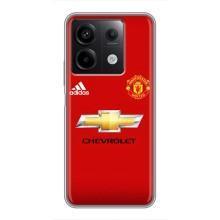Силіконові Чохли з принтом Футбол на Xiaomi Redmi Note 13 (5G) – Man United