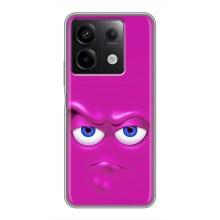 Силиконовые Чехлы (смешные стикеры) для Xiaomi Redmi Note 13 (5G) – Хитрая мордочка
