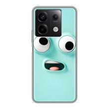 Силиконовые Чехлы (смешные стикеры) для Xiaomi Redmi Note 13 (5G) – мордочка
