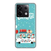 Силиконовый бампер на рождество для Xiaomi Redmi Note 13 (5G) (Рождественское настроение)