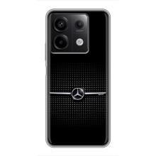 Силиконовый бампер с картинкой машины на Xiaomi Redmi Note 13 (5G) (Mercedes)