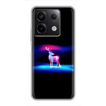 Силіконовий бампер з картинкою звірів для Xiaomi Redmi Note 13 (5G) (Яскравий олень)