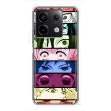 Силиконовые чехлы с глазами Anime для Редми Нот 13 (5G) – Глаза Хашира