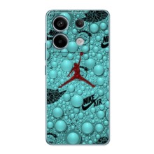 Силіконовый Чохол Nike Air Jordan на Редмі Нот 13 (5G) – Джордан Найк