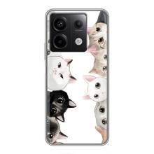 Силиконовый чехол с котиком для Xiaomi Redmi Note 13 (5G) – Коты