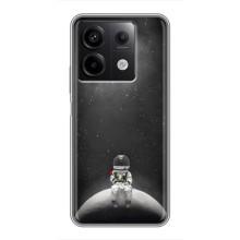 Силиконовый Чехол с принтом "Космонавты" на Xiaomi Redmi Note 13 (5G) – Космонавт романтик