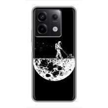 Силиконовый Чехол с принтом "Космонавты" на Xiaomi Redmi Note 13 (5G) – Космонавт