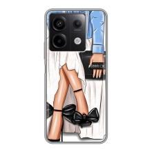 Силіконовый Чохол на Xiaomi Redmi Note 13 (5G) з картинкой Модных девушек (Мода)