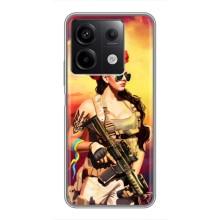 ЗСУ Чехлы (TPU) для Xiaomi Redmi Note 13 (5G) – Женщина солдат
