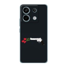 Чехлы (ART) Цветы на Xiaomi Redmi Note 13 Pro (5G) (VPrint) (Неожиданные цветы)