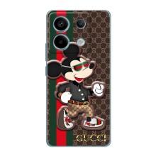 Чехлы Бренд GUCCI для Xiaomi Redmi Note 13 Pro (5G) – Маус Гуччи