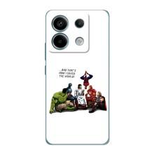 Чехлы для Xiaomi Redmi Note 13 Pro (5G) (Для Христиан) – Иисус супергерой