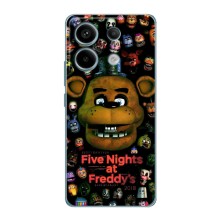 Чехлы Пять ночей с Фредди для Редми Нот 13 Про (5G) – Freddy