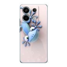 Чехлы с изображением разных животных для Xiaomi Redmi Note 13 Pro (5G) (Геккон)