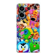 Чехлы Brawl Stars для Xiaomi Redmi Note 13 Pro (5G) (AlphaPrint) – Герої Бравл Старс