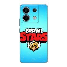 Чехлы Brawl Stars для Xiaomi Redmi Note 13 Pro (5G) (AlphaPrint) – Лого Бравл Старс