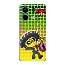Чехлы Brawl Stars для Xiaomi Redmi Note 13 Pro (5G) (AlphaPrint) – Поко в самбреро