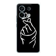 Чохол (Знак сердечка) для Xiaomi Redmi Note 13 Pro (5G) – Сердечко на чорному