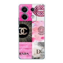 Чехол (Dior, Prada, YSL, Chanel) для Xiaomi Redmi Note 13 Pro (5G) (Модница)