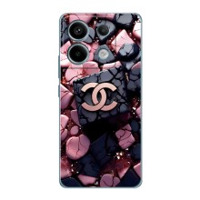 Чехол (Dior, Prada, YSL, Chanel) для Xiaomi Redmi Note 13 Pro (5G) (Шанель)