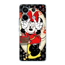 Чехол Disney Mouse Xiaomi Redmi Note 13 Pro (5G) (PREMIUMPrint) (Минни peace)