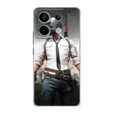 Силиконовый чехол с картинкой "Герой Pubg" на Xiaomi Redmi Note 13 Pro (5G) – Пабг
