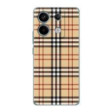 Чехол с Брендами одежды на Редми Нот 13 Про (5G) – Burberry стиль