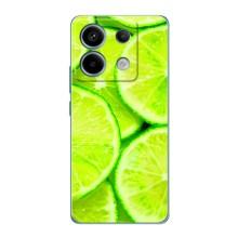 Чехол с изображением  вкусной еды для Xiaomi Redmi Note 13 Pro (5G) – Лайм