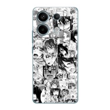 Анимешный чехол для Xiaomi Redmi Note 13 Pro (5G) (Ahegao manga)