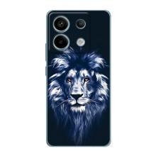 Чехол с картинкой на Xiaomi Redmi Note 13 Pro (5G) – Лев - синий