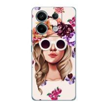 Чохол з картинкою Модні Дівчата Xiaomi Redmi Note 13 Pro (5G) – Дівчина в окулярах