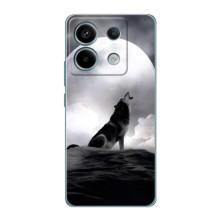 Чехол с Волком на Xiaomi Redmi Note 13 Pro (5G) – Волк и луна