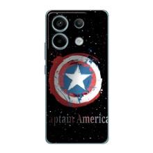 Чехол с Щитом Капитана Америки на Xiaomi Redmi Note 13 Pro (5G) – Щит Капитана