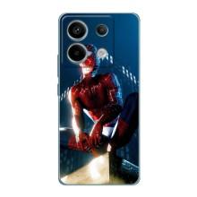 Чехол Супергерой Человека Паука на Xiaomi Redmi Note 13 Pro (5G) – Паук на доме