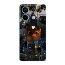 Чохол як приборкати дракона на Xiaomi Redmi Note 13 Pro (5G) (Дракон колаж)