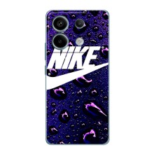Чохол з логтипом Найк на Xiaomi Redmi Note 13 Pro (5G) – Найк на фіолетовому