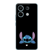 Чохол з принтом Стіч на Xiaomi Redmi Note 13 Pro (5G) – Стіч на чорному