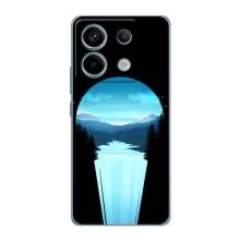 Летний Чехол на Xiaomi Redmi Note 13 Pro (5G) – Синий Водопад