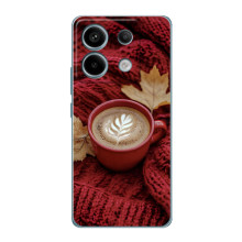 Чохол з унікальним дизайном 'Осінь з кавою' для Xiaomi Redmi Note 13 Pro (5G) – Кава на ковдрі