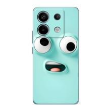 Силиконовые Чехлы (смешные стикеры) для Xiaomi Redmi Note 13 Pro (5G) – мордочка