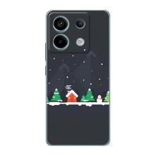 Силіконовий бампер на різдво для Xiaomi Redmi Note 13 Pro (5G) (Місто зимове)