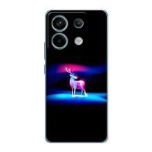 Силиконовый бампер с картинкой животных для Xiaomi Redmi Note 13 Pro (5G) (Яркий олень)