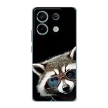 Силиконовый Чехол с Енотами на Xiaomi Redmi Note 13 Pro (5G) – Стильный Енот