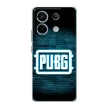 Чехол (TPU) с картинкой "Лого Пабг" на Редми Нот 13 Про (5G) – Лого PUBG