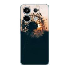 Силіконовий Чохол з кульбабками на Xiaomi Redmi Note 13 Pro (5G) – Гарна кульбабка