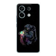 Силиконовый Чехол с принтом "Космонавты" на Xiaomi Redmi Note 13 Pro (5G) – В руках земля