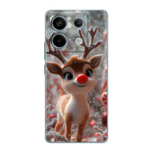 Яскравий чохол для Xiaomi Redmi Note 13 Pro (5G) з Зимові Оленята
