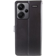 Кожаный чехол книжка GETMAN Gallant (PU) для Xiaomi Redmi Note 13 Pro+ – Черный