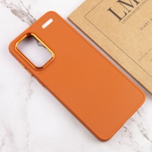 TPU чехол Bonbon Metal Style для Xiaomi Redmi Note 13 Pro+ – Оранжевый